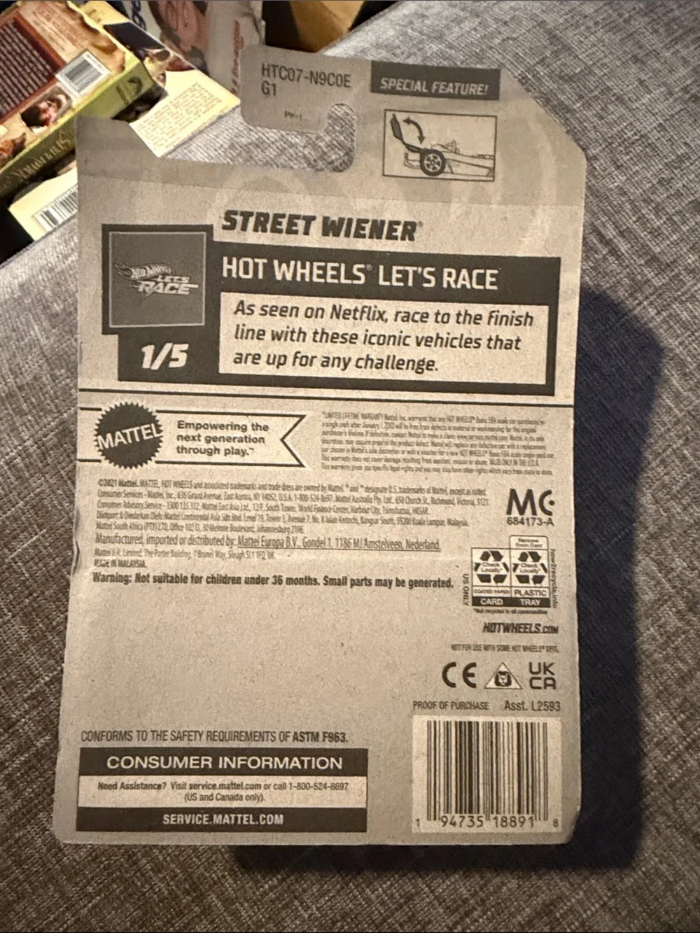 Hot Wheels Street Wiener Hot Wheels Let’s Race 1/5 Hot Dog Car Fantasy